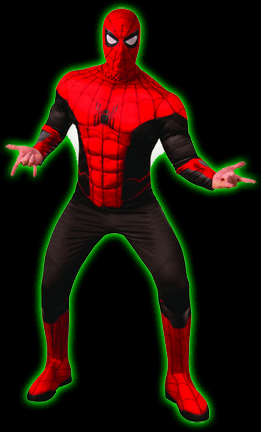 Adult Spider-Man: Far From Home Deluxe Spider-Man Red/Black Suit Costume