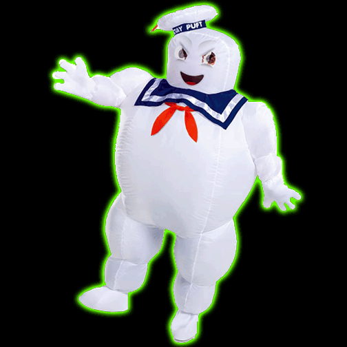 Ghostbusters Staypuft Marshmallow Man Inflatable Adult Costume