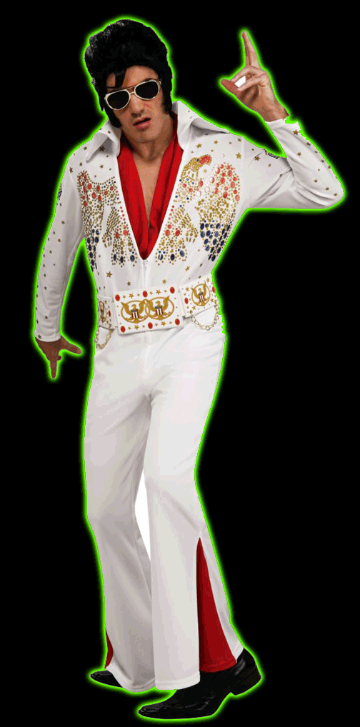 Adult Deluxe Elvis Eagle Jumpsuit Costume