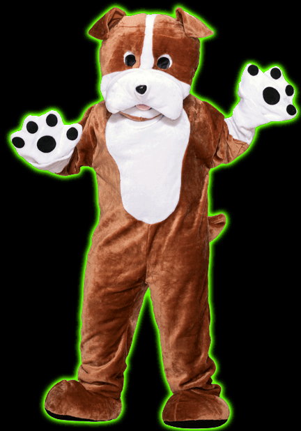 DELUXE BULL DOG MASCOT COSTUME