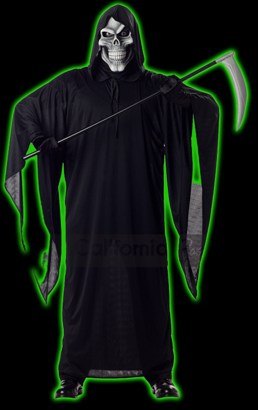 Skull Face Grim Reaper Adult Costume