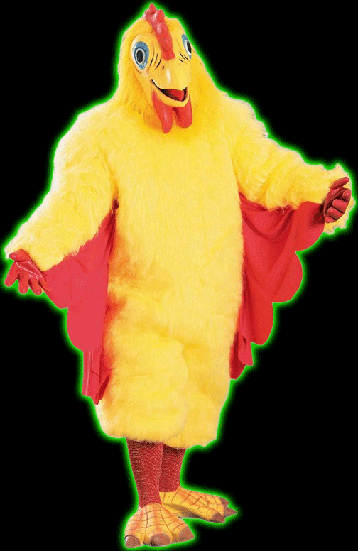 Deluxe Chicken Adult Sized Costume RB