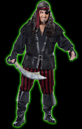 Ruthless Rogue Plus Size Mens Costume