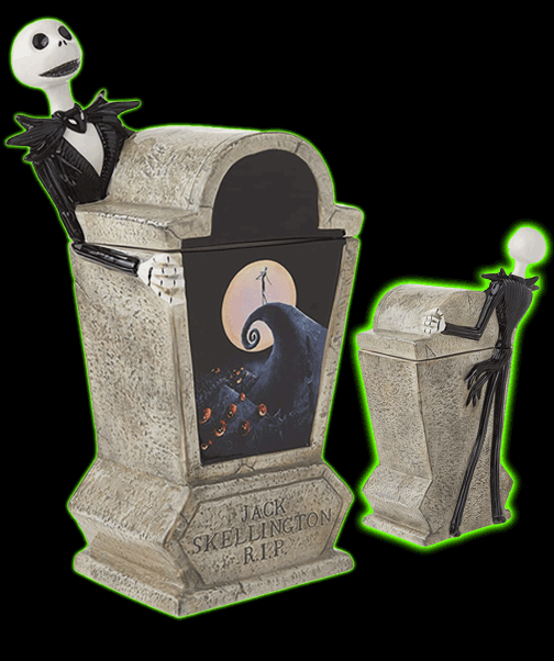 Nightmare Before Christmas Tombstone Sculpted Ceramic Cookie Jar