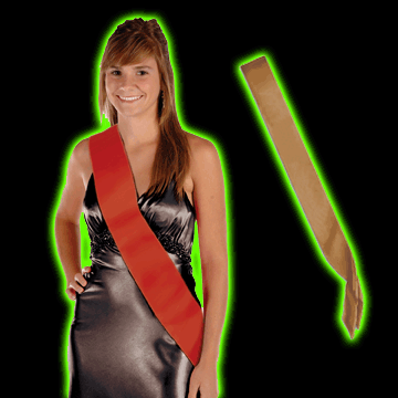 Satin Solid Color Sash