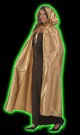 Gold Cape With Hood