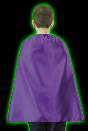 Child Purple Super Hero Cape