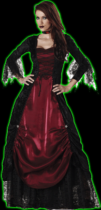 Gothic Vampira Deluxe Womens Costume