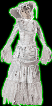 Ghostly Lady Womens Costume