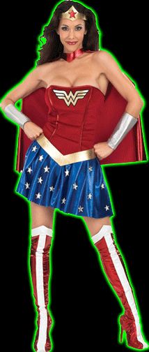 Womens Wonder Woman Costume With Skirt