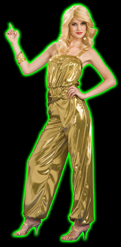 Solid Gold Diva Womens Costume