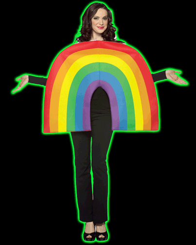 Adult Unisex Rainbow Costume