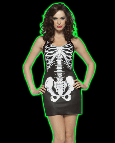 Womens Tank Skeleton Dress