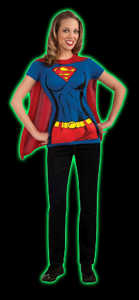 Womens Supergirl Costume T-Shirt