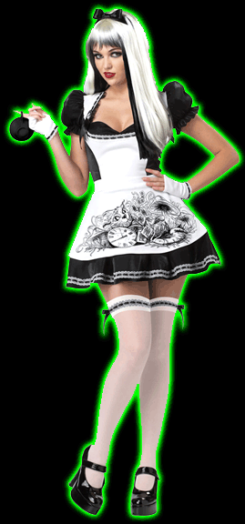 Dark Alice Womens Costume