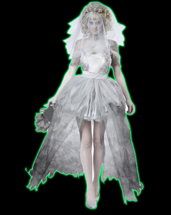 Ghostly Bride Womens Costume