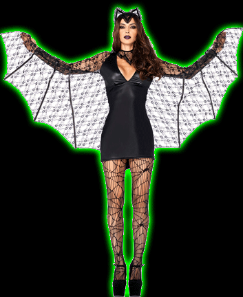 Womens Moonlight Bat Costume