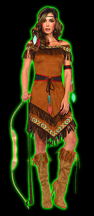 Womens Native Princess Costume