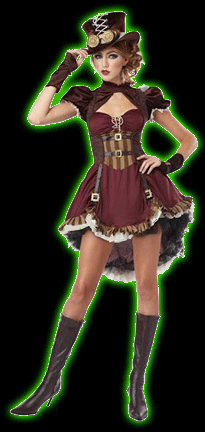 Steampunk Girl Womens Costume