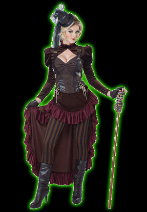 Victorian Steampunk Womens Costume