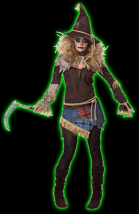 Creepy Scarecrow Womens Costume