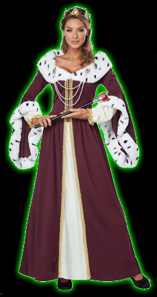 Royal Storybook Queen Womens Costume
