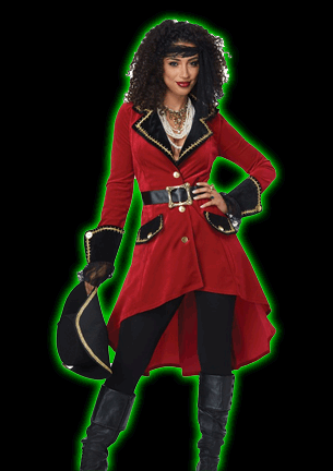 High Seas Heroine Pirate Womens Costume