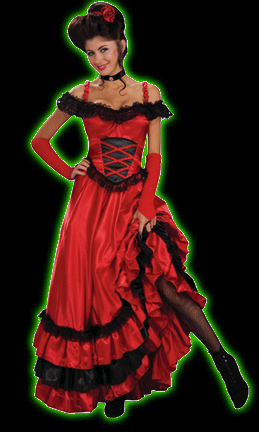 Saloon Sweetie Womens Costume