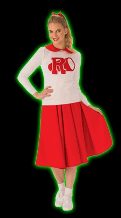 Womens Grease Rydell High Cheerleader