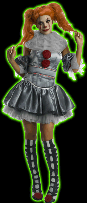 Women’s Adult IT Movie Deluxe Pennywise Costume