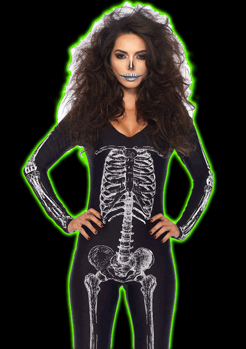 X-Ray Skeleton Catsuit Costume