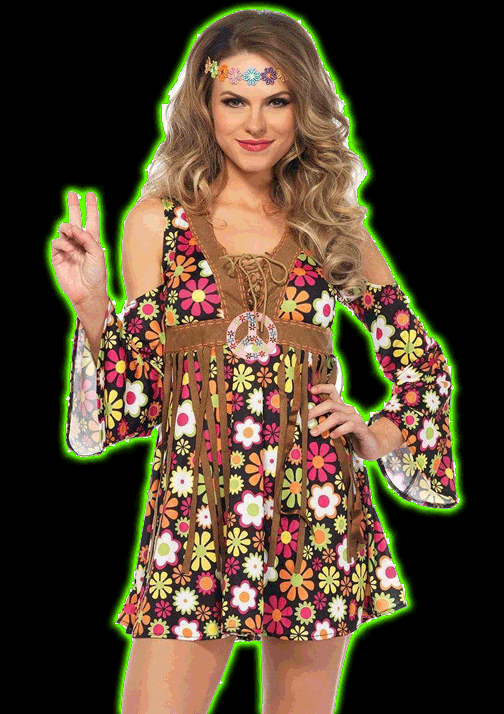 Starflower Hippie Dress Costume