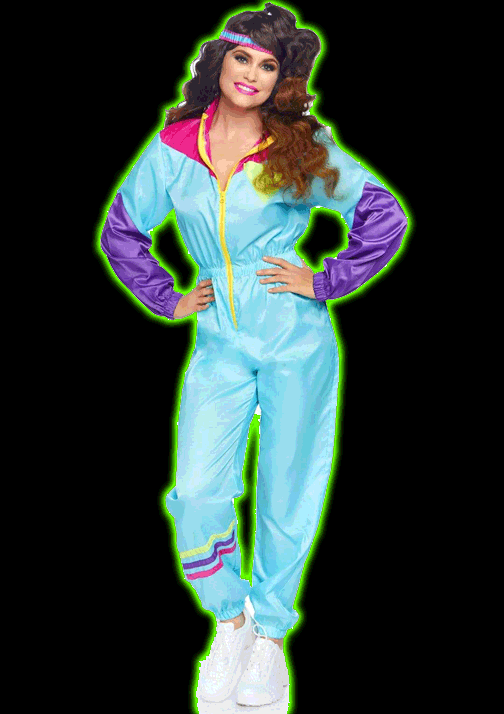 Awesome 80S Track Suit Costume