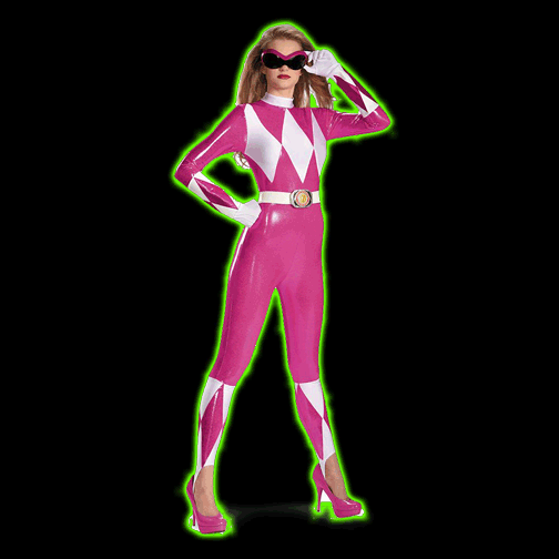 Power Rangers Pink Ranger Sassy Bodysuit costume