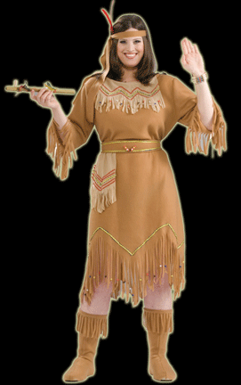 Native American Maiden Womens Plus Size Costume