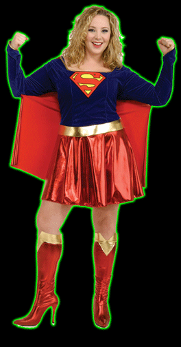 Supergirl Plus SIze Womens Costume