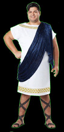 Grecian Toga Plus Size Mens Costume