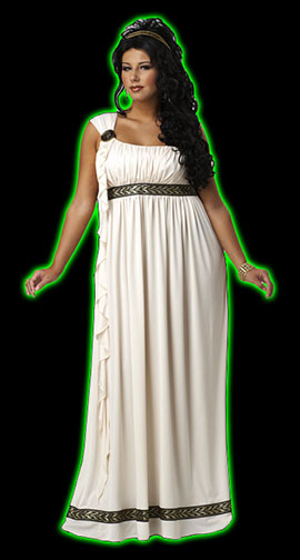 Olympic Goddess Womens Plus Size Costume