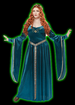 Lady Guinevere Womens Plus Size Costume