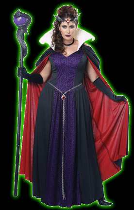 Evil Storybook Queen Womens Plus Size Costume