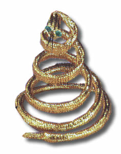 Egyptian Gold Snake<br>costume arm band