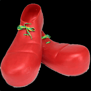 Red Clown Shoes
