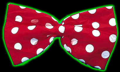 Red Satin Jumbo Bow Tie