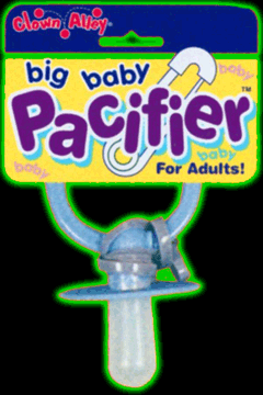 Jumbo Pacifier For Adults - Blue