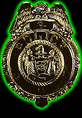 Police Badge - Gold