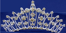 Silver Rhinestone Tiara