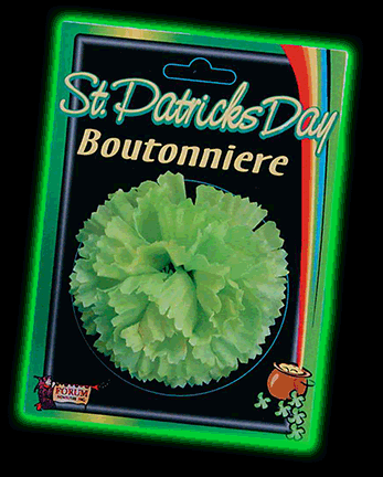 St. Patricks Day Boutonniere