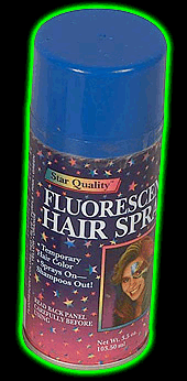 Blue Color Hair Spray