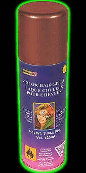 Brown Color hair Spray