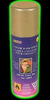 Gold Color Hair Spray